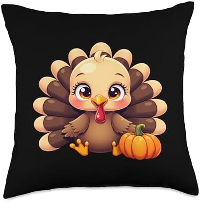 Baby Turkey Thanksgiving Turkey Thanksgiving Turkey Baby Throw Pillow by Unknown