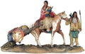 ICE Armor 8.5" W Indian Family Statue Native American Decoration Figurine Office Desk/Home/Living Room/Table Decor, Perfect House Warming Gifts for New Home by ICEARMOR
