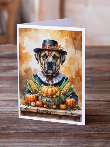 Caroline's Treasures Bullmastiff Dogs Blank 5x7 Note Cards Set of 8 - Image 2