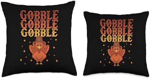 Pilgrim Costume Thanksgiving Shirt Turkey Meat Cute Gobble Turkey Pilgrim Toddler Thanksgiving Throw Pillow, 16x16, Multicolor - Image 3