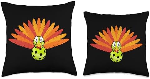 Quirky Turkey Lover Thanksgiving Fun Pattern Costume Throw Pillow - Image 3