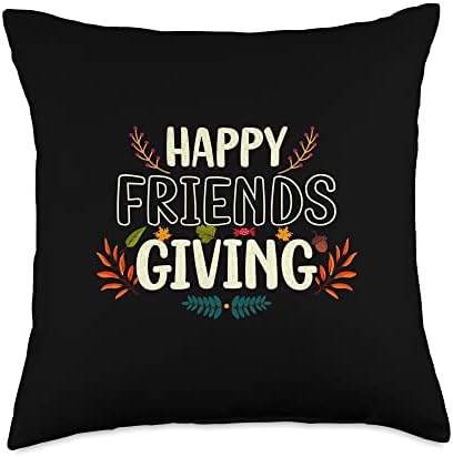 Funny Cute Thanksgiving Vintage Throw Pillow by Unknown