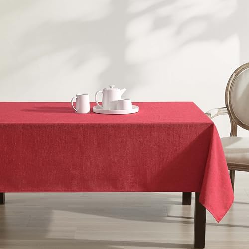 Laura Ashley Harper Tablecloth, 60" x 120", Red - Image 2