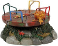 Department 56 Village Collection Accessories Halloween Scary-Go-Round Animated Figurine, 2.7 Inch, Multicolor