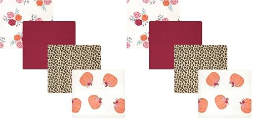 Hudson Baby Unisex Baby Cotton Flannel Receiving Blankets, Cutest Pumpkin, One Size (Pack of 2) by HudsonBaby