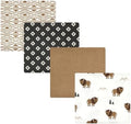 Hudson Baby Unisex Baby Cotton Poly Flannel Receiving Blankets, Wild Buffalo, One Size by HudsonBaby