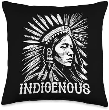 Native American Heritage Store Native Heritage American Indian Proverb Indigenous Throw Pillow, 16x16, Multicolor by Unknown