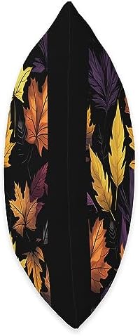 Fall Vibes Autumn Season Autumn Leaves Fall Leaf Thanksgiving Aesthetic Throw Pillow, 16x16, Multicolor - Image 2
