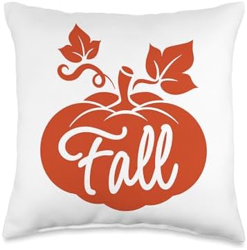 Fall/Autumn Thanksgiving Gift - Complete Cushion with Insert Throw Pillow by Unknown