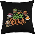 I'm A Side Chick, Grateful Thankful Blessed, Thanksgiving Throw Pillow by HadleyDesigns