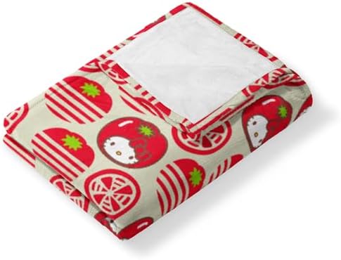 Northwest Hello Kitty Silk Touch Throw Blanket, 50" x 60", Tomato Girl