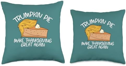 Trumpkin Pie Pumpkin Pie Thanksgiving Gifts For Turkey Day Throw Pillow - Image 3