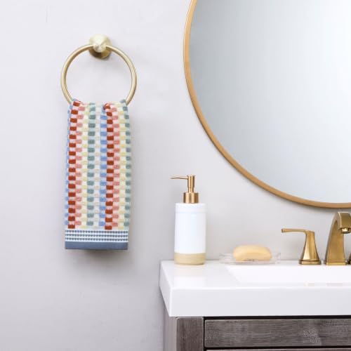 SKL Home Fall/Thanksgiving Multi Mod Stripe Hand Towel Set-2pc, Earthtones - Image 7