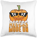 Halloween Thanksgiving Recess Vacay mode Throw Pillow by Unknown