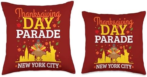 Thanksgiving Day Parade New York City Throw Pillow - Image 3