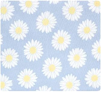 Hudson Baby Unisex Baby Cotton Flannel Receiving Blankets, Daisy Bee, One Size - Image 4