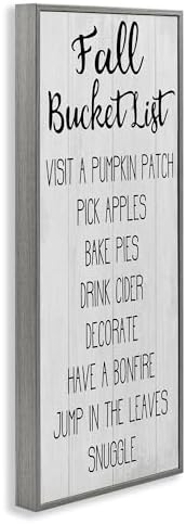 'Fall Bucket List Casual Sign'| Framed Giclee Art - Image 2