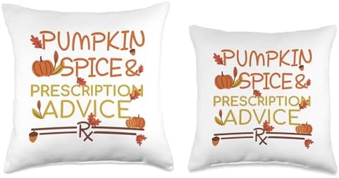 Pharmacy Thanksgiving Pumpkin Spice Pharmacist Technician Throw Pillow - Image 3