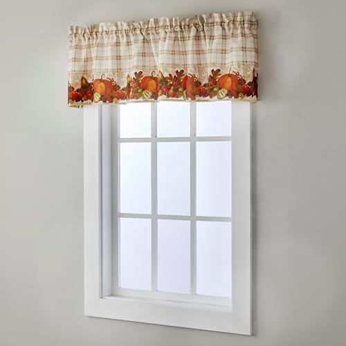 SKL Home Harvest Bounty Tapestry Valance, 56"x15", Neutral - Image 2