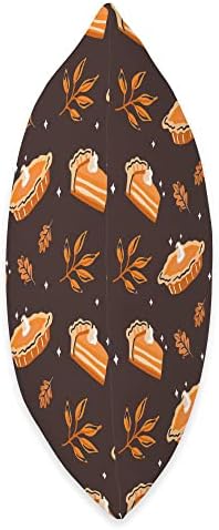 Halloween Pumpkin Pie Thanksgiving Fall Leaves Throw Pillow - Image 2
