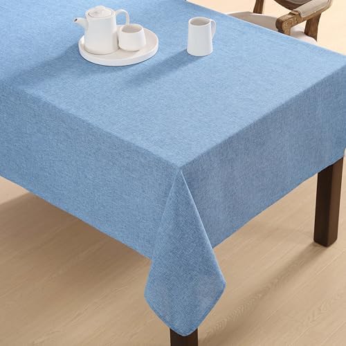 Laura Ashley Harper Tablecloth, 60" x 102", Denim - Image 3