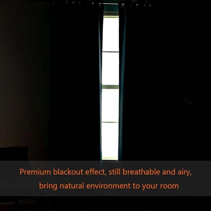 H.VERSAILTEX Blackout Patio Curtains 100 x 108 Inches for Sliding Door Extral Wide Blackout Curtain Panels Thermal Insulated Room Divider - Grommet Top, 9' Tall by 8.5' Wide - Olive