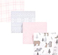 Hudson Baby Unisex Baby Cotton Flannel Receiving Blankets, Winter Forest, One Size by HudsonBaby