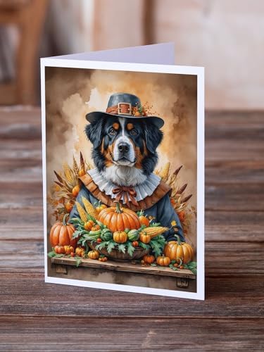 Caroline's Treasures Bernese Mountain Dog Dogs Blank 5x7 Note Card Set 8 - Image 2