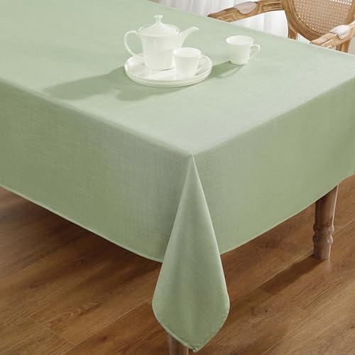 Laura Ashley Esme Decorative Tablecloth, 60" x 120", Moss Green - Image 2