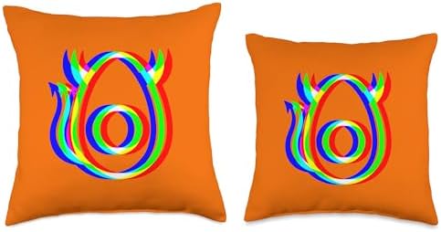 Thanksgiving Deviled Egg EDM Glitch Vaporwave Men Women Throw Pillow - Image 3
