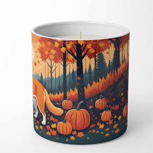 Caroline's Treasures DAC1004CDL Akita Fall Decorative Soy Candle Nature Soy Wax Essential Oil Home Decor Ideal for Bedroom Kitchen Bath Office Gift, 10 oz - Image 5