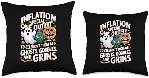 Special Inflation Halloween Costume Thanksgiving Christmas Throw Pillow - Image 3