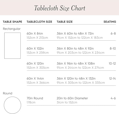 Laura Ashley Harper Tablecloth, 60" x 144", Ivory - Image 6