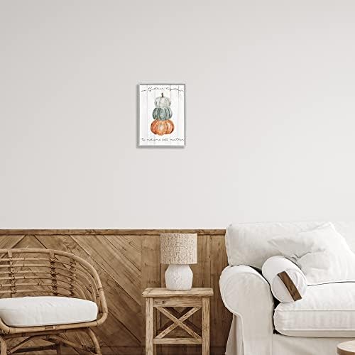 Pumpkins Gather Together Fall, 11 x 14 Inch Framed Giclée Print - Image 3