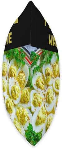 Funny Thanksgiving Deviled Eggs Throw Pillow - Image 2