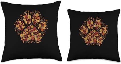 Cute Fall Dog Paw Print Pets Autumn Leaf Puppy Thanksgiving Throw Pillow - Image 3