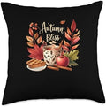 Autumn Bliss Fall Vibes Autumn Thanksgiving Throw Pillow by Unknown