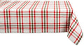 DII Jolly Christmas Tree Collection Holiday Table & Kitchen Décor, Tablecloth, 60x84, Christmas Plaid by DII