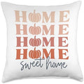 Home Sweet Home Thanksgiving Men Women Boys & Girls Throw Pillow by Unknown