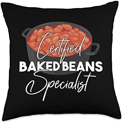 Baked Beans Specialist - National Baked Bean Day Throw Pillow by Unknown