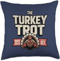 Vintage 67 Thanksgiving Run 67 Throw Pillow by Unknown