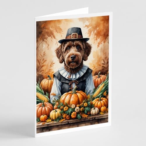 Caroline's Treasures Labradoodle Dogs Blank 5x7 Note Cards Set of 8 by CarolinesTreasures