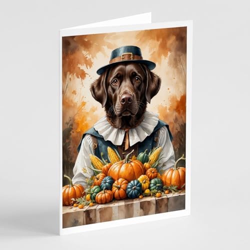 Caroline's Treasures Labrador Retriever Dogs Blank 5x7 Note Cards Set of 8 by CarolinesTreasures