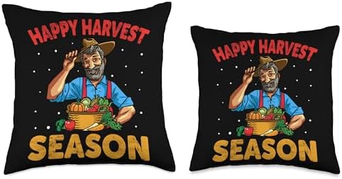 Happy Harvest Season Throw Pillow - Image 3