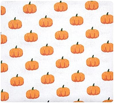 Hudson Baby Unisex Baby Cotton Flannel Receiving Blankets, Pumpkin, One Size - Image 6