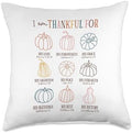 Lord Jesus Fall Season Happy Thanksgiving Throw Pillow by Unknown