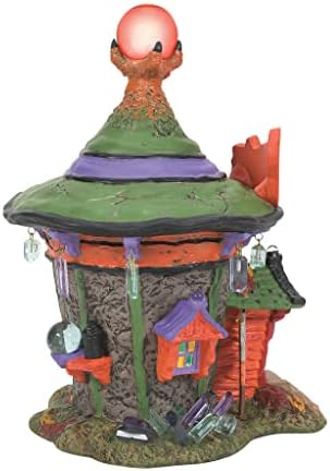 Department 56 Snow Village Halloween Cryptic Cave Crystals Lit Building, 7.68 Inch, Multicolor