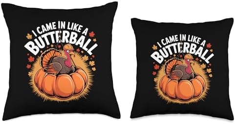 Pumpkin Design Fall Throw Pillow - Image 3