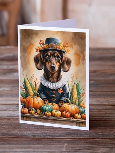 Caroline's Treasures Dachshund Dogs Blank 5x7 Note Cards Set of 8 - Image 2