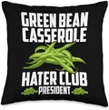 Green Bean Casserole Thanksgiving Dinner String Beans Throw Pillow by Unknown